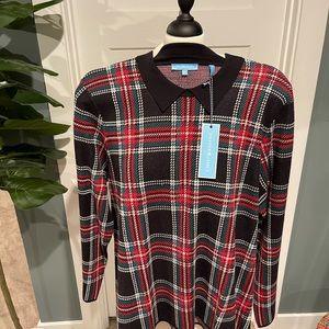 Draper James NWT Georgia plaid sweater 2x